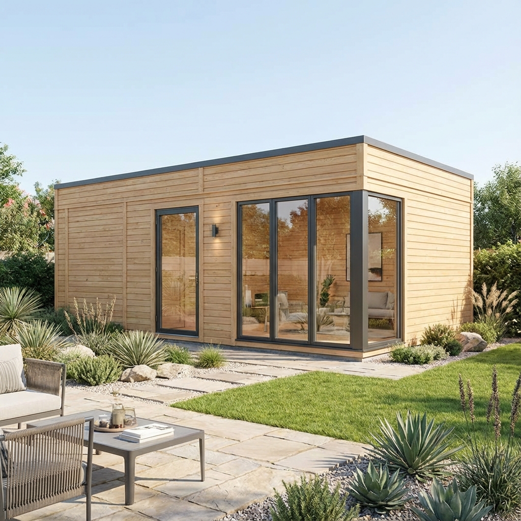 Montaje de casas y casetas prefabricadas